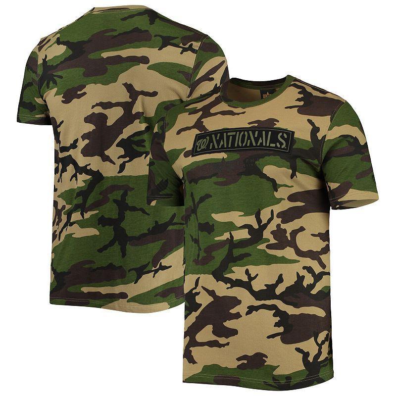 Mens New Era Camo Washington Nationals Club T-Shirt Product Image