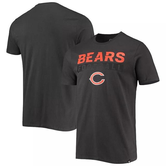 Mens 47 Charcoal Chicago Bears Dark Ops Super Rival T-Shirt Product Image