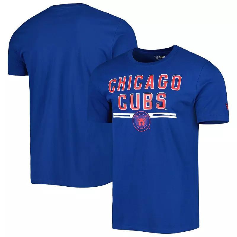 Mens New Era Royal Chicago Cubs Batting Practice T-Shirt Product Image