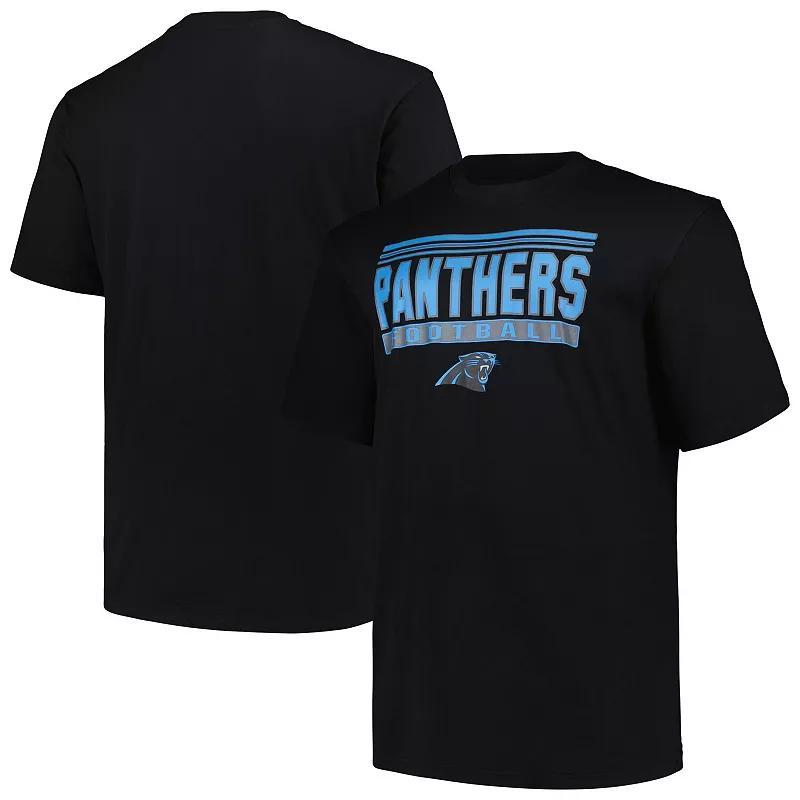 Mens Fanatics Branded Carolina Panthers Big & Tall Pop T-Shirt Product Image