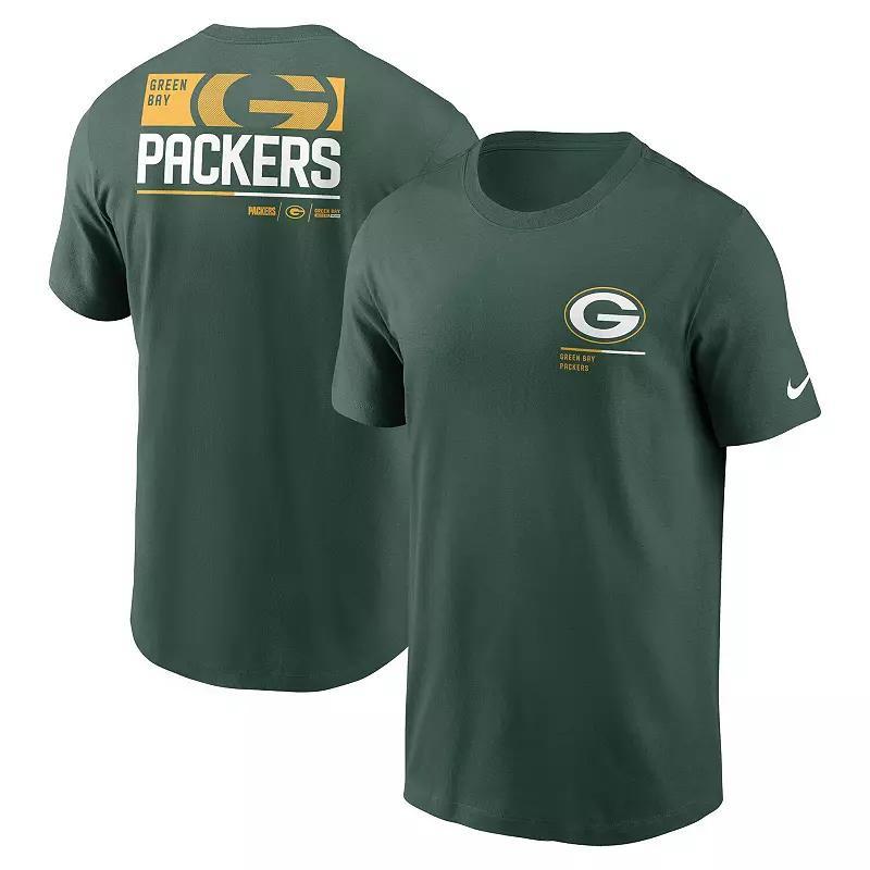 Mens Nike Green Green Bay Packers Team Incline T-Shirt Product Image