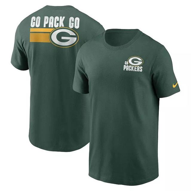 Mens Nike Green Green Bay Packers Blitz Essential T-Shirt PKR Green Product Image