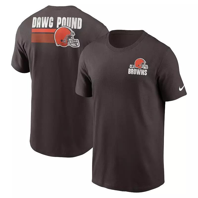 Mens Nike Brown Cleveland Browns Blitz Essential T-Shirt Product Image