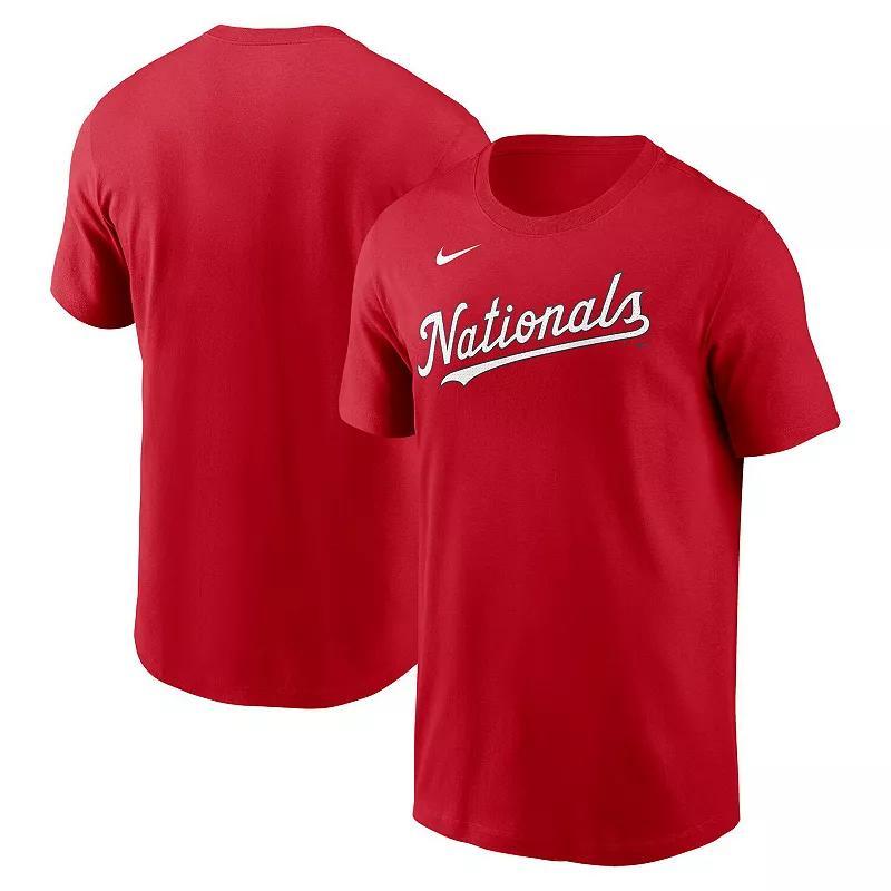 Mens Nike Washington Nationals Fuse Wordmark T-Shirt Product Image