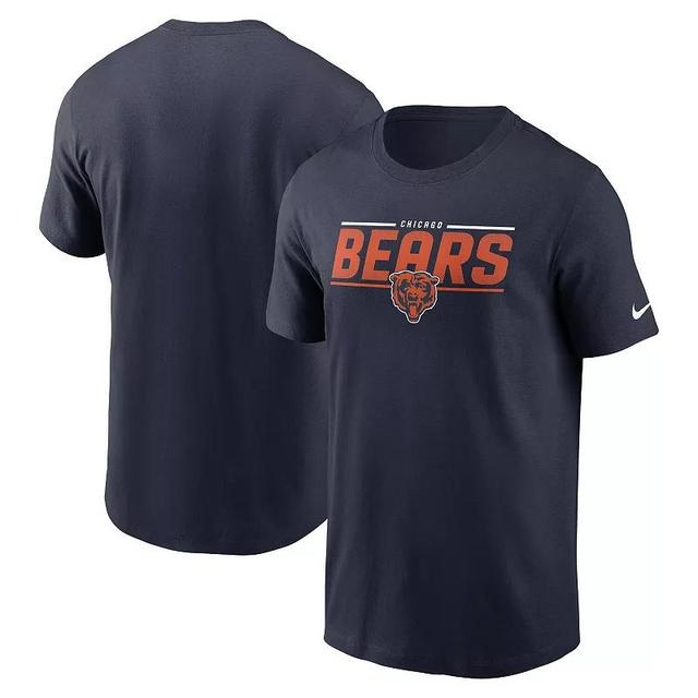 Mens Nike Chicago Bears Muscle T-Shirt Blue Product Image