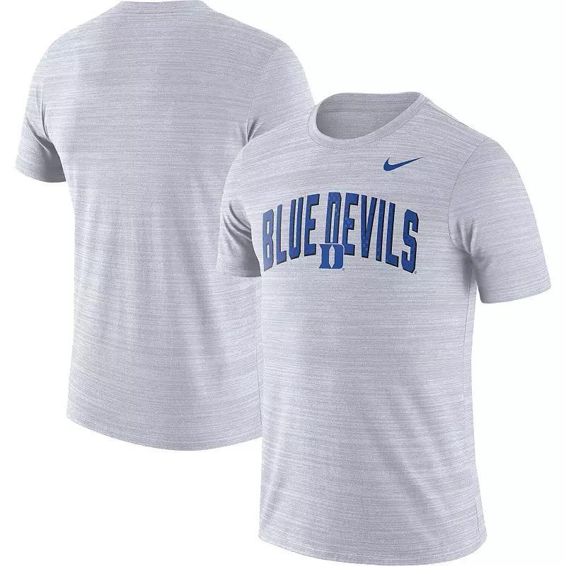 Mens Nike White Duke Blue Devils 2022 Game Day Sideline Velocity Performance T-Shirt Product Image