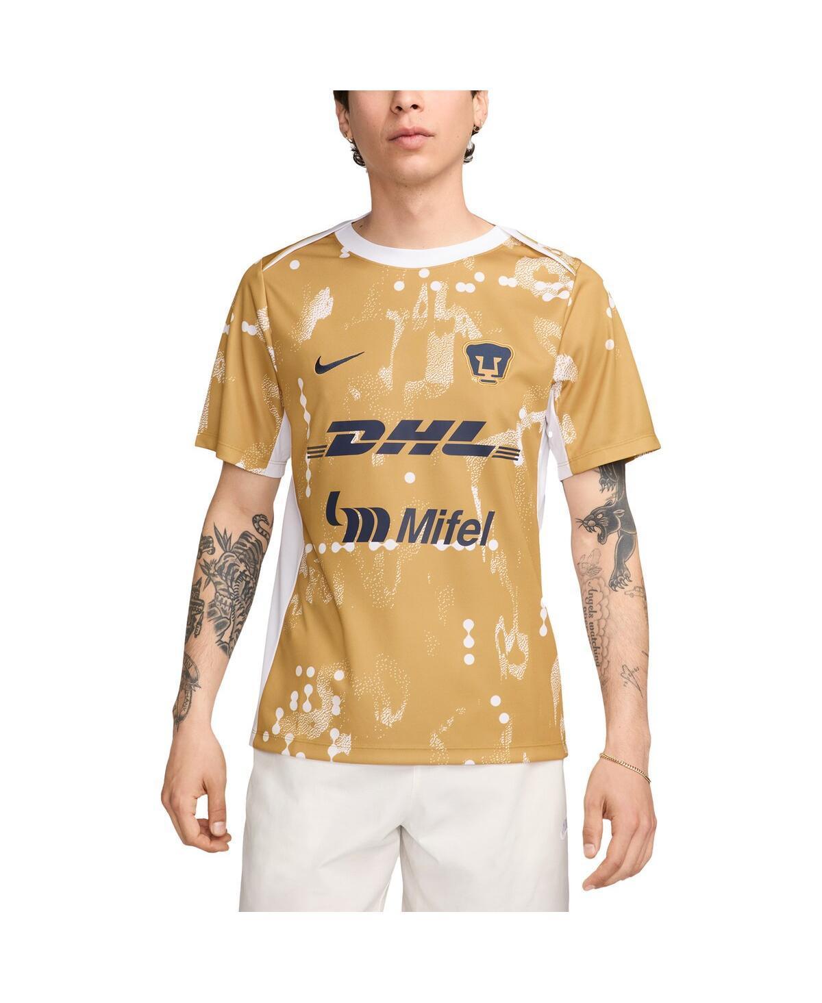 Pumas UNAM Academy Pro Nike Mens Dri-FIT Soccer Short-Sleeve Pre-Match Top Product Image