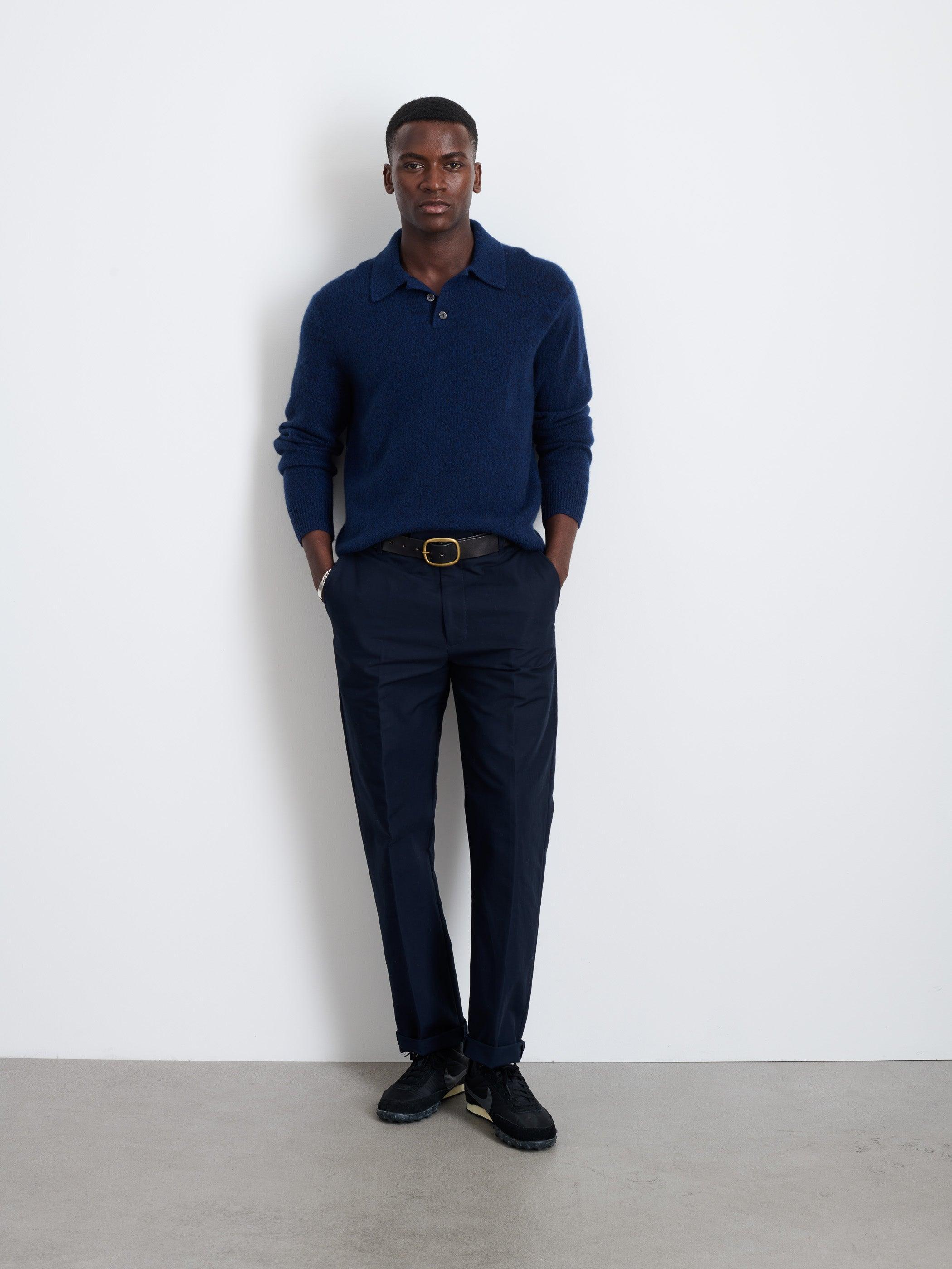 Grant Trouser In Cotton Twill Male Product Image