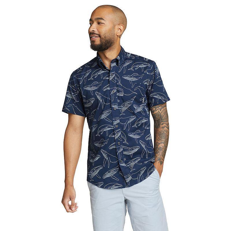 Mens Eddie Bauer Baja Print Shirt, Size: Small, Marina Product Image