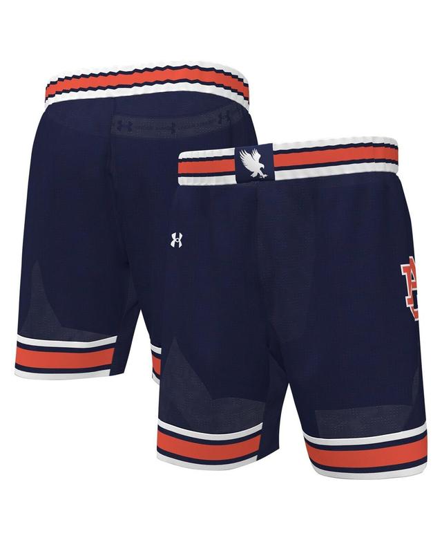 Mens Under Armour Navy Auburn Tigers Replica Basketball Shorts Product Image