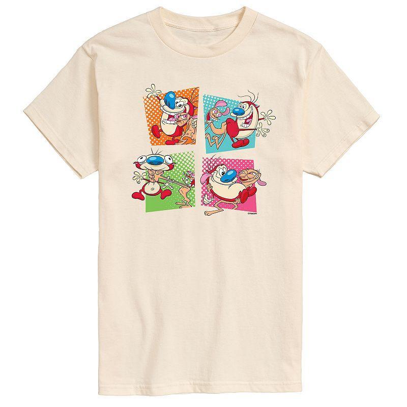 Mens Ren & Stimpy Abstract Frames Tee Product Image