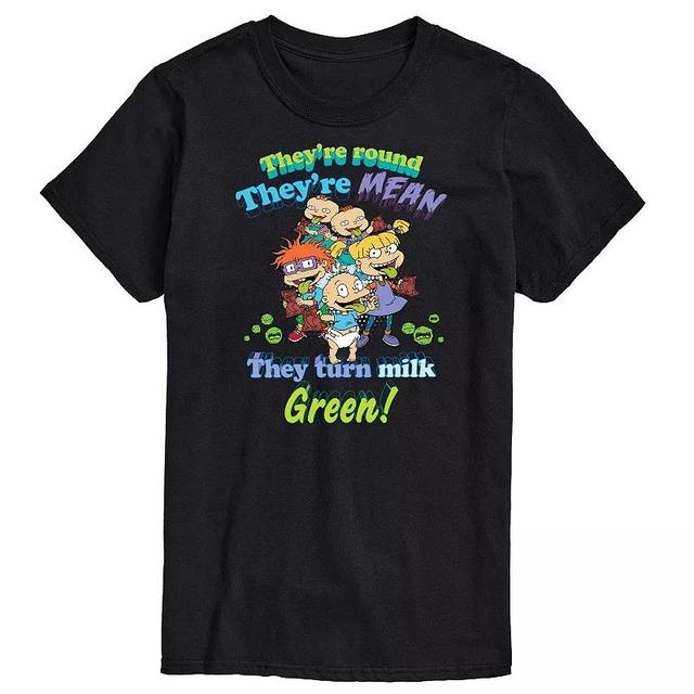 Big & Tall Rugrats Reptar Bar Graphic Tee, Mens Black Product Image