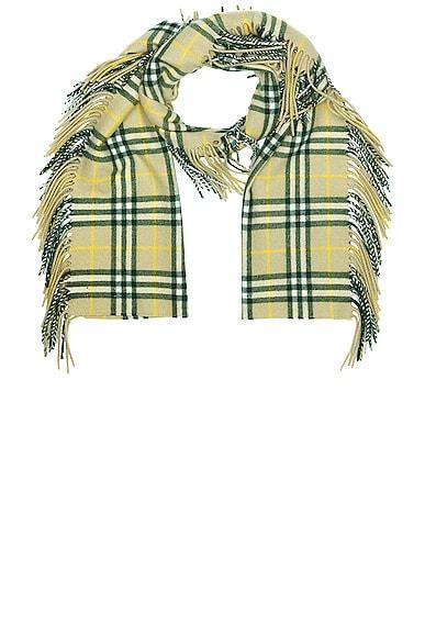 Burberry Vintage Check Scarf in Green Product Image