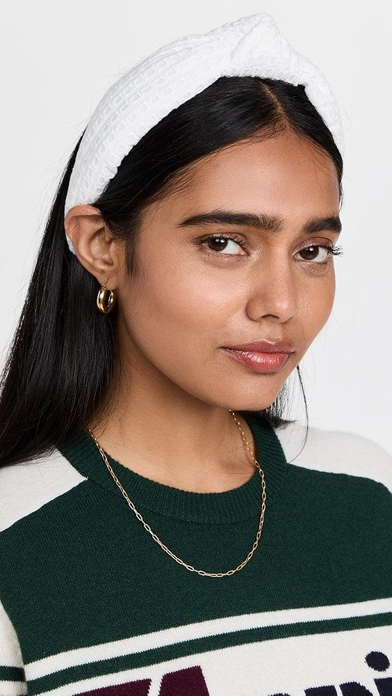 Lele Sadoughi Eyelet Knotted Headband | Shopbop Product Image