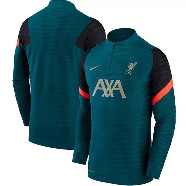 Mens Nike Green Liverpool Elite Drill Performance Quarter-Zip Top Product Image