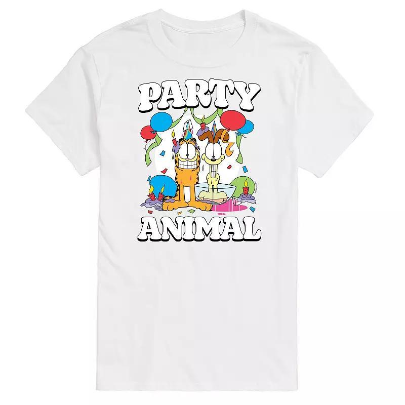 Mens Garfield Party Animal Graphic Tee Product Image