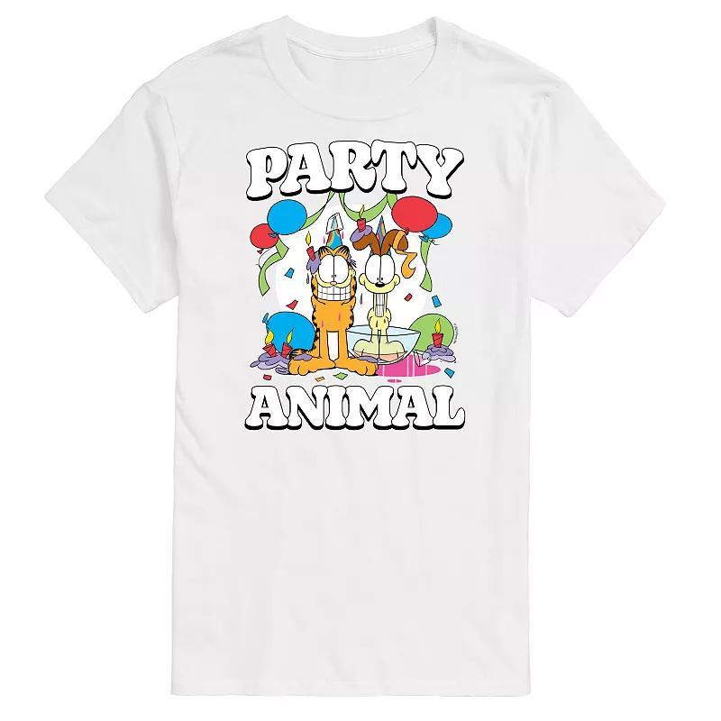 Mens Garfield Party Animal Graphic Tee Product Image