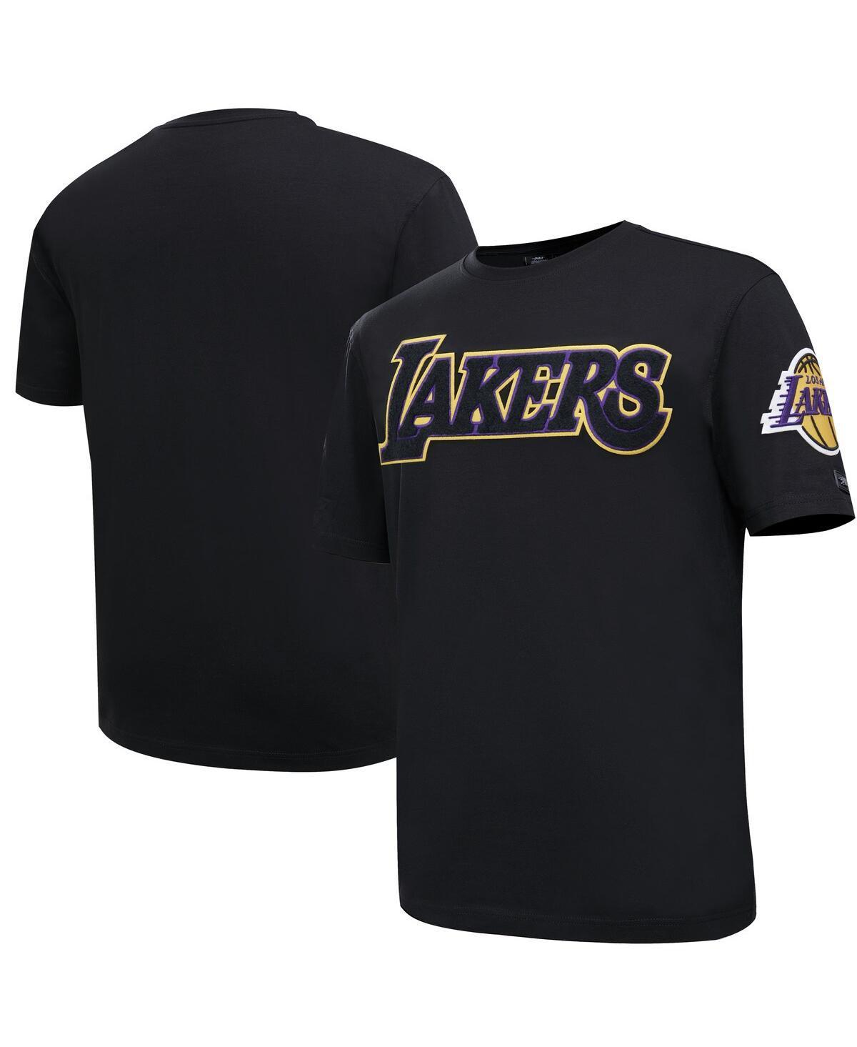 Mens Black Los Angeles Lakers Chenille T-shirt Product Image