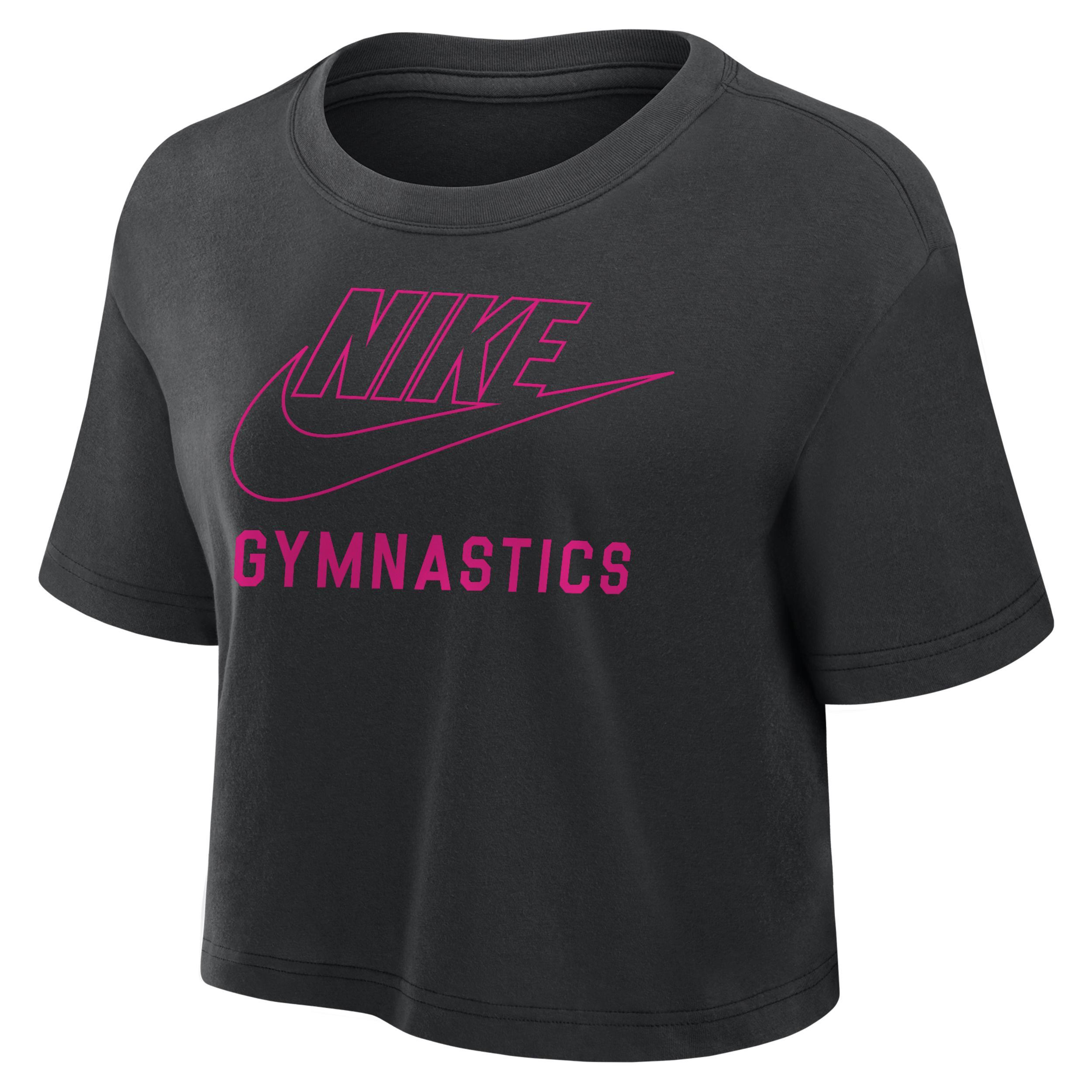 Nike Women's Swoosh Gymnastics Cropped T-Shirt Product Image