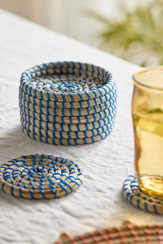 Woven Seagrass Coasters, Set of 6 Product Image