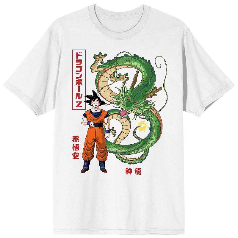 Dragon Ball Z Goku And Shenron Tee - White Product Image