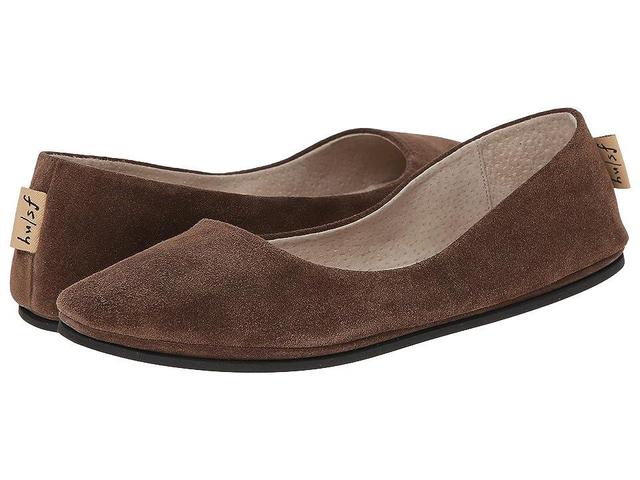 French Sole Sloop (Chocolate Suede) Women's Flat Shoes Product Image