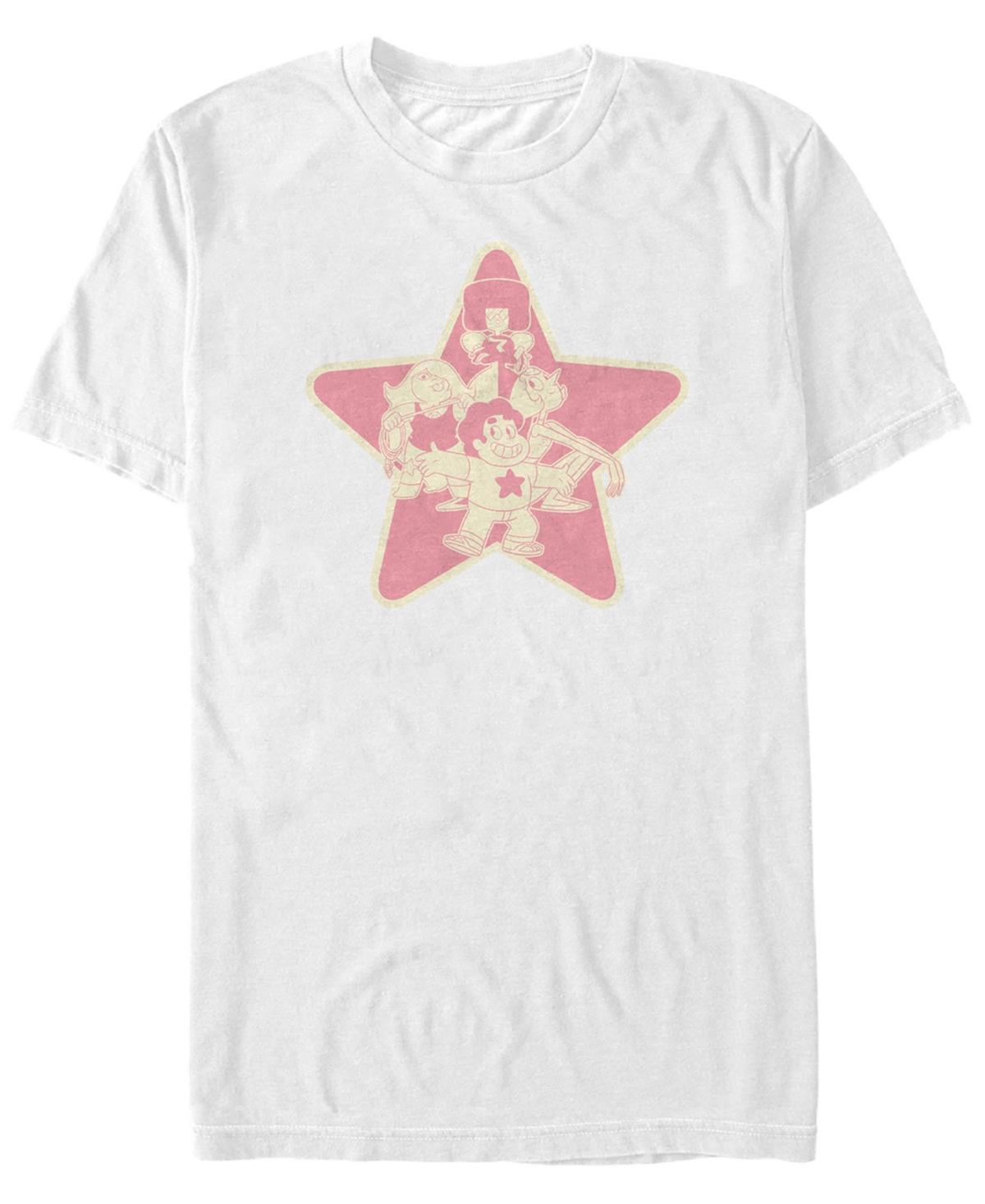 Fifth Sun Mens Steven Universe Star Group Logo Short Sleeve T- shirt Product Image