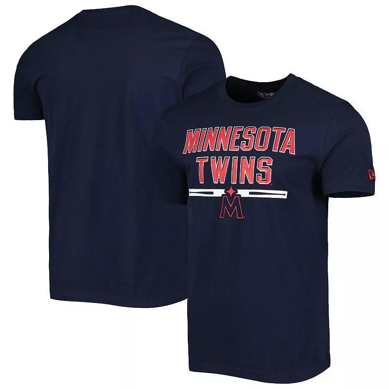 Mens New Era Minnesota Twins Batting Practice T-Shirt Blue Product Image