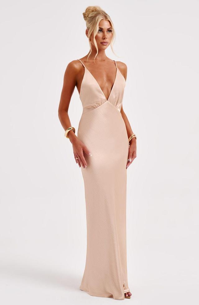 Anja Maxi Dress - Champagne Product Image