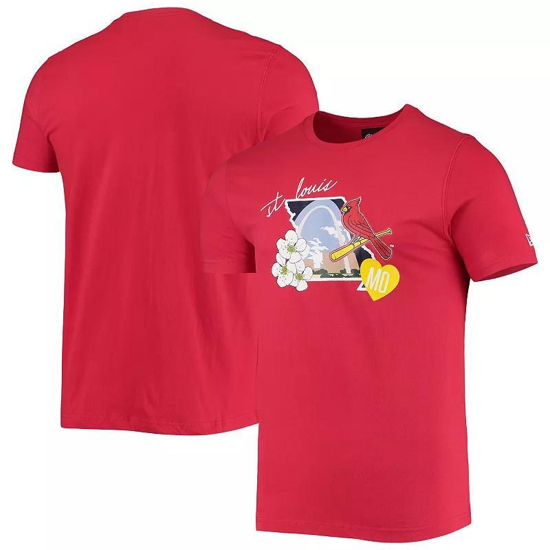 Mens New Era St. Louis Cardinals City Cluster T-Shirt Product Image