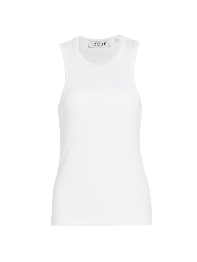 Womens Frame Cotton Rib-Knit Tank Product Image