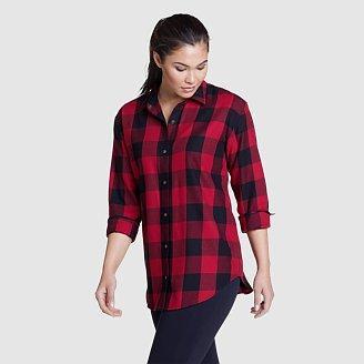 Women's Fremont Snap-Front Flannel Tunic Product Image