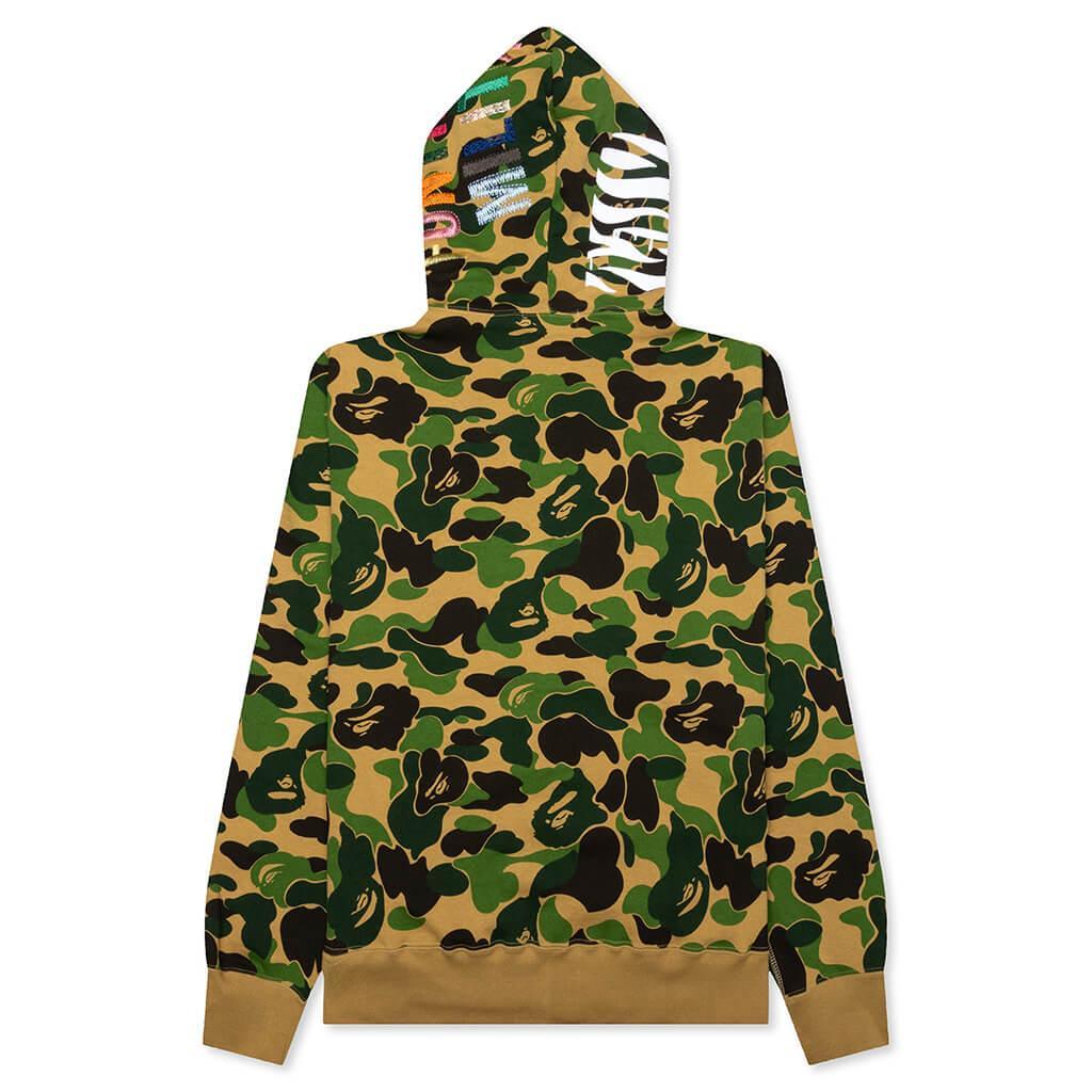 Abc Camo Tiger Full Zip Hoodie - Green Male Product Image