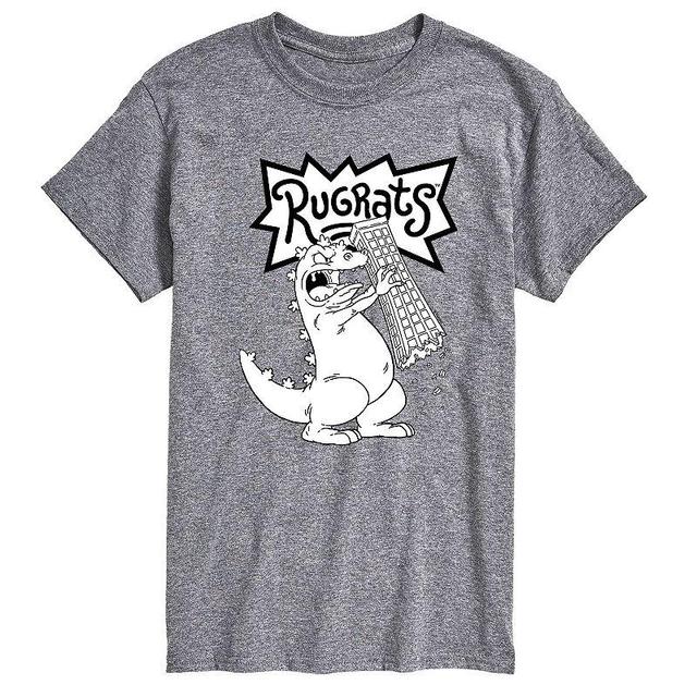 Mens Rugrats Reptar Tokyo Tee Med Grey Product Image