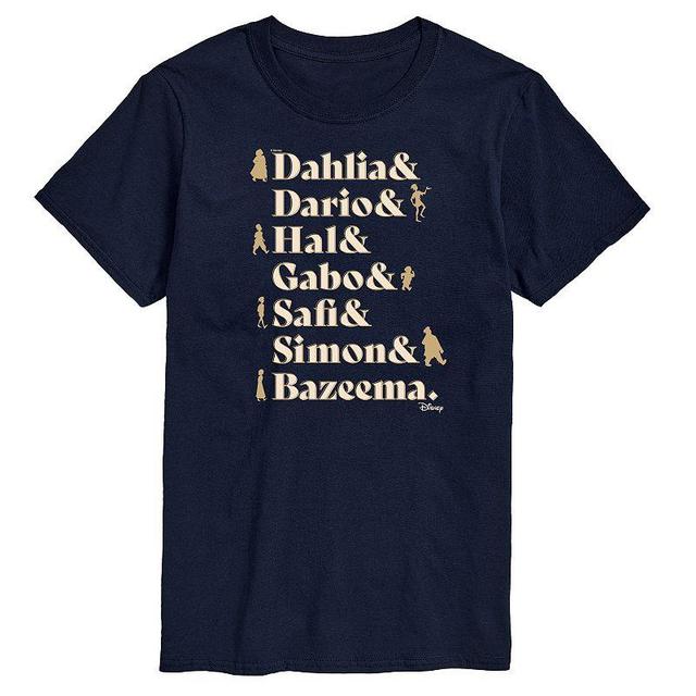 Disneys Wish Big & Tall Dahlia Dario Hal Gabo Safi Simon Bazeema Graphic Tee, Mens Product Image