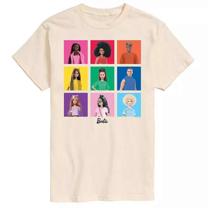 Mens Barbie Pride Squares Graphic Tee Product Image