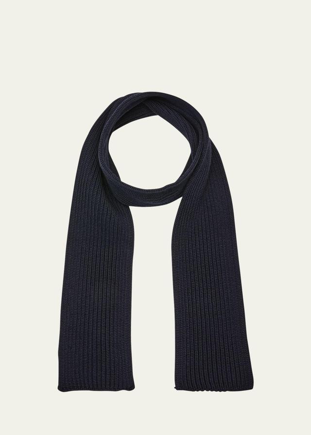 Mens Wool Fishermans Knit Scarf Product Image