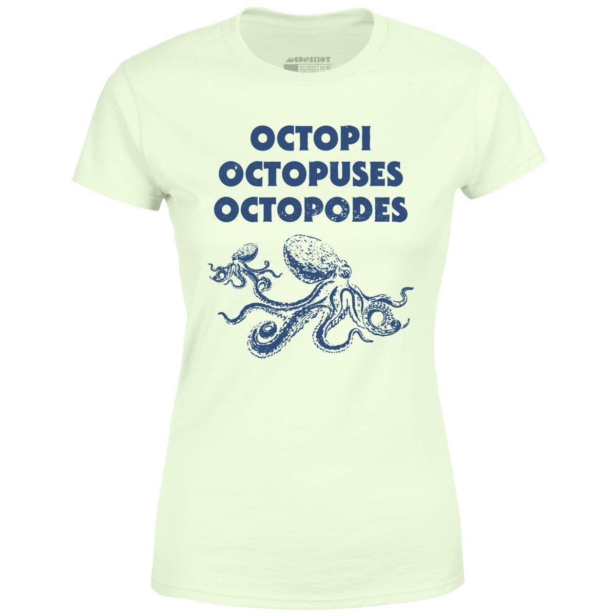 Octopi Octopuses Octopodes - Women's T-Shirt Female Product Image