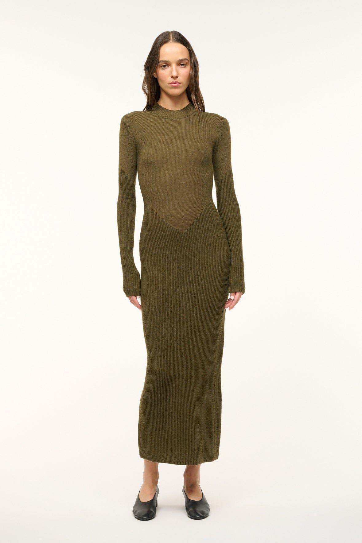 RAMONA DRESS | SERGEANT GREEN Product Image