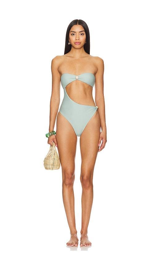 Lovers and Friends Marissa One Piece in Soft Aqua Product Image