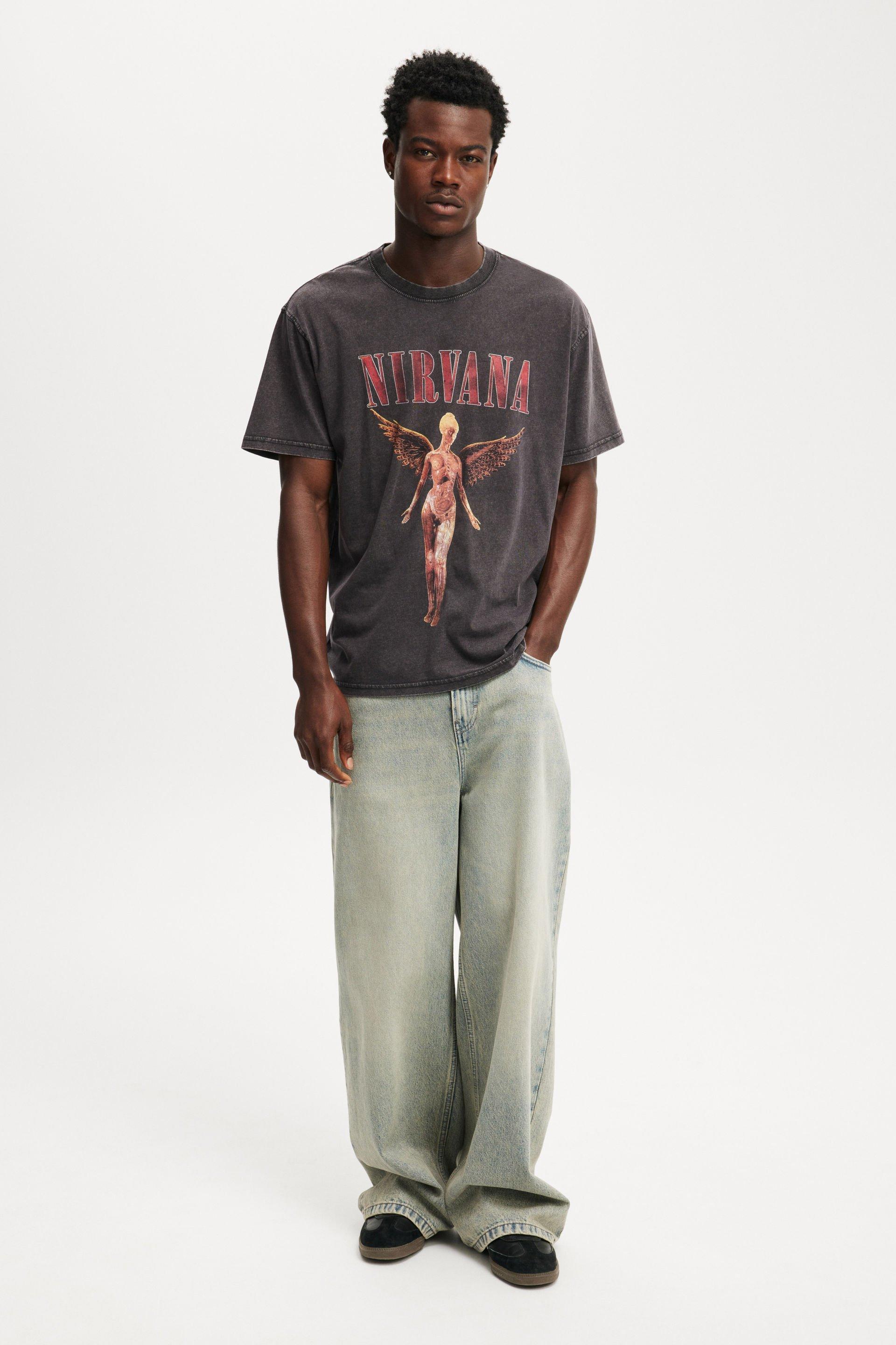 Nirvana Premium Loose Fit Music T-Shirt Product Image