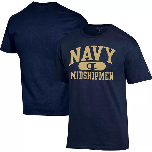 Mens Champion Midshipmen Arch Pill T-Shirt Blue Product Image