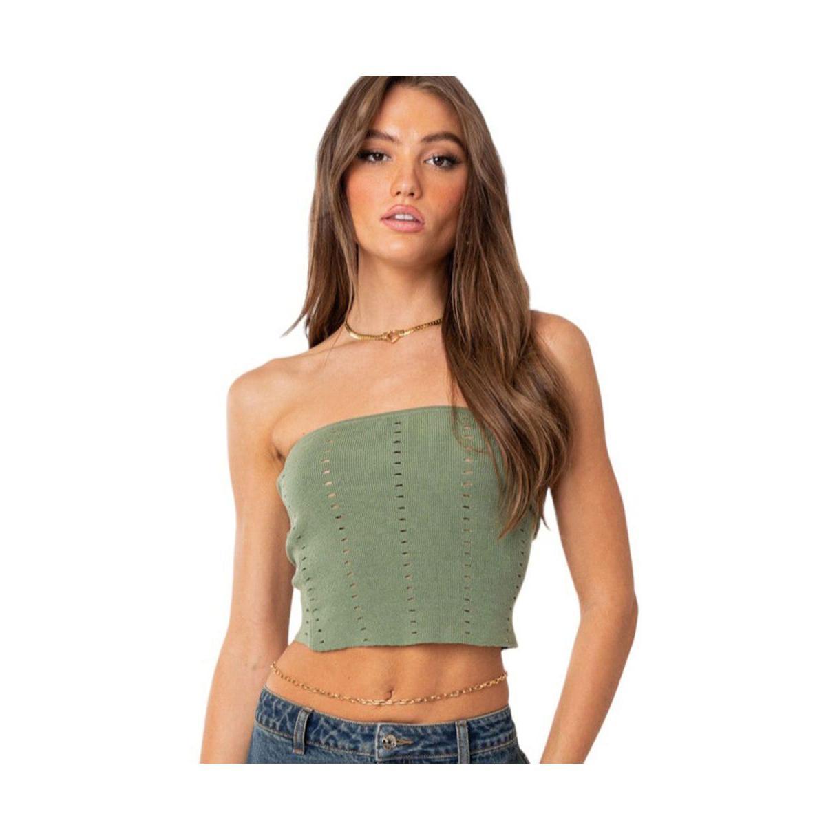 Womens Reef Knit Tube Top Product Image