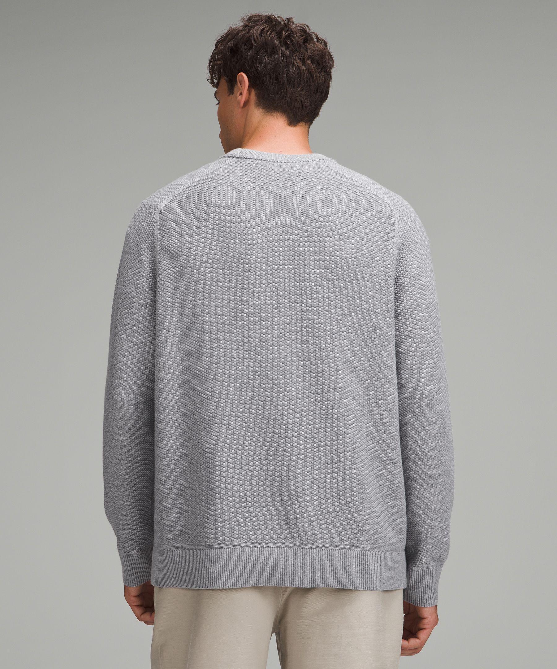 Textured Knit Crewneck Sweater Product Image