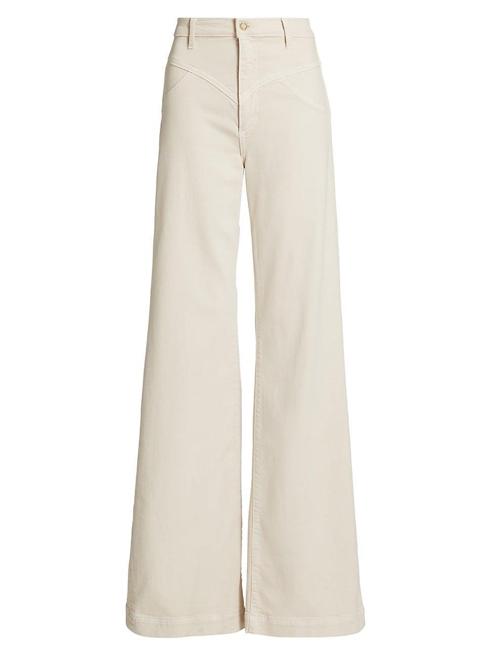 Womens Harmoni Denim Wide-Leg Pants Product Image