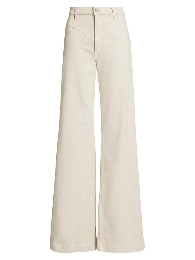 Womens Harmoni Denim Wide-Leg Pants Product Image