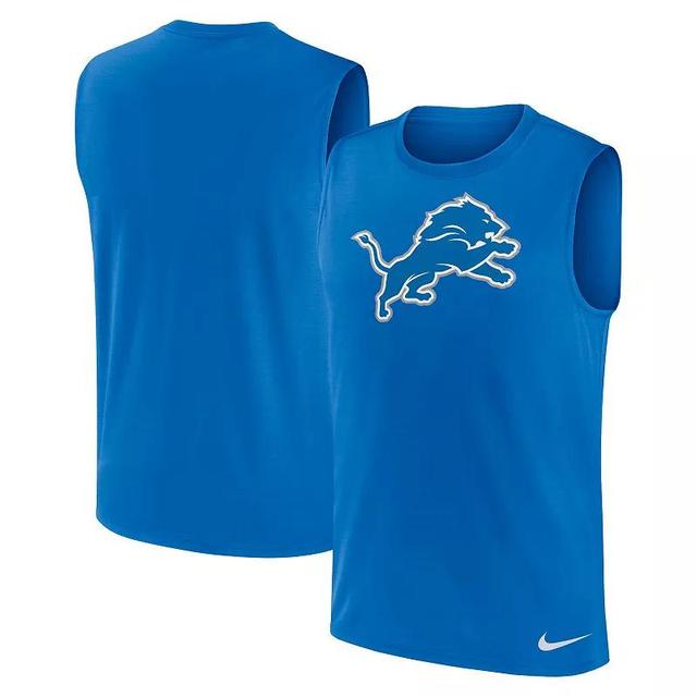 Mens Nike Detroit Lions Blitz Legend Muscle Perform Tank Top Product Image