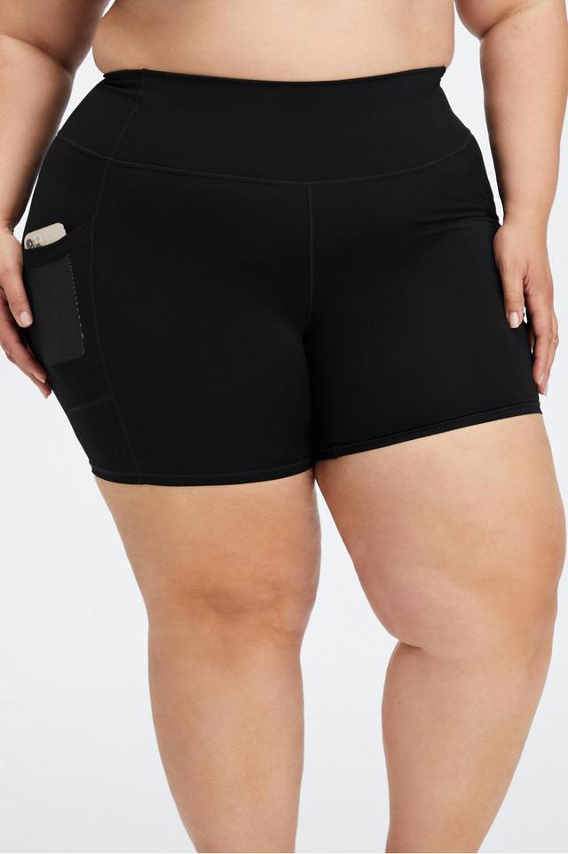 Fabletics On-the-Go High-Waisted 6 Short Womens black plus Size 4X Product Image