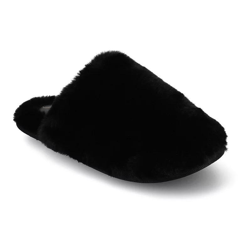 Journee Collection Jayde Womens Plush Cushioned Scuff Slippers Product Image