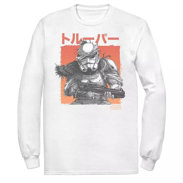 Mens Star Wars Visions Grunge Stormtrooper Graphic Tee Product Image